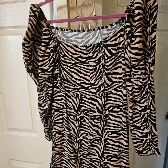 Reclaimed Vintage Zebra mini dress - Picture 6 of 6